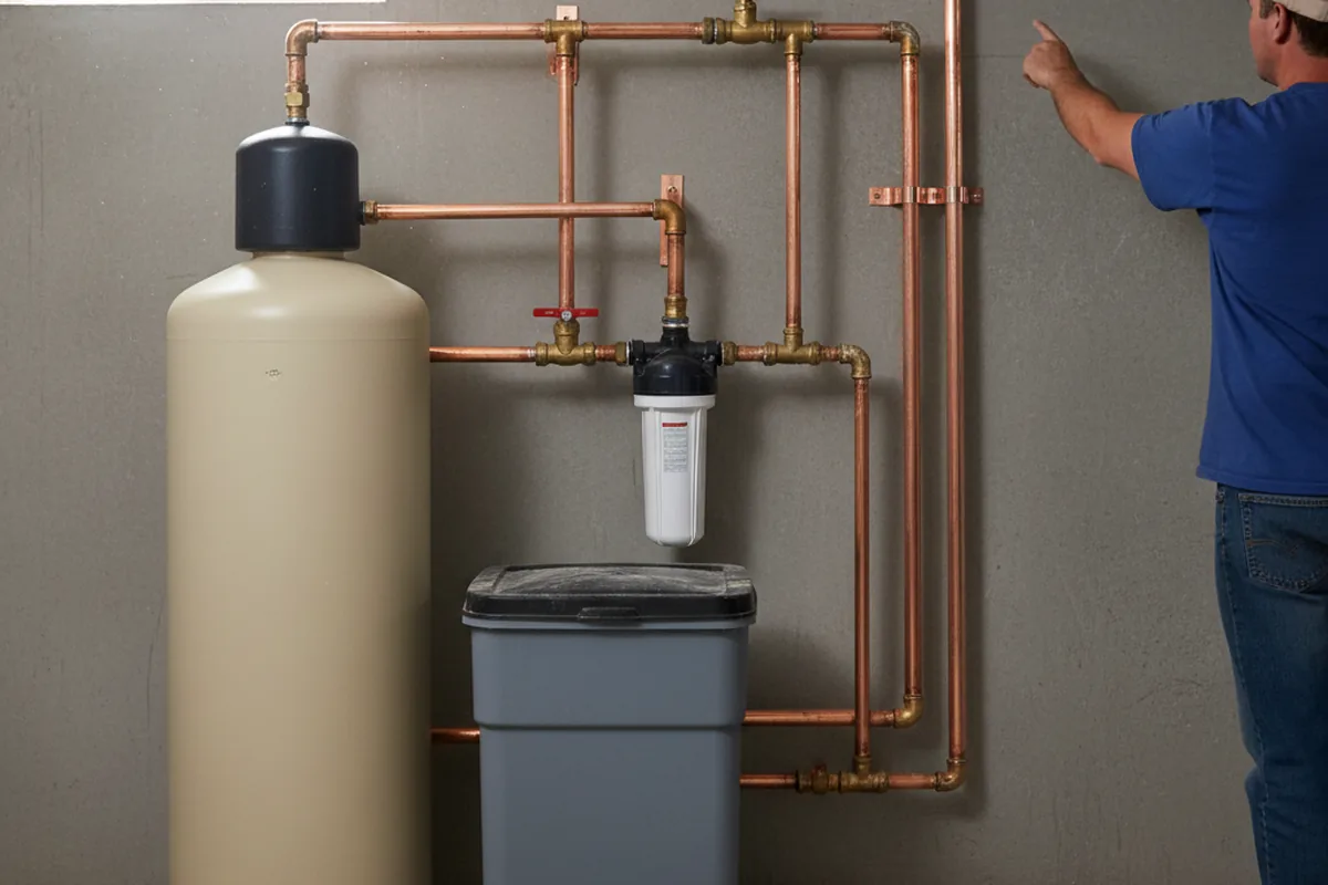 Whole-house water treatment system installed in Christine